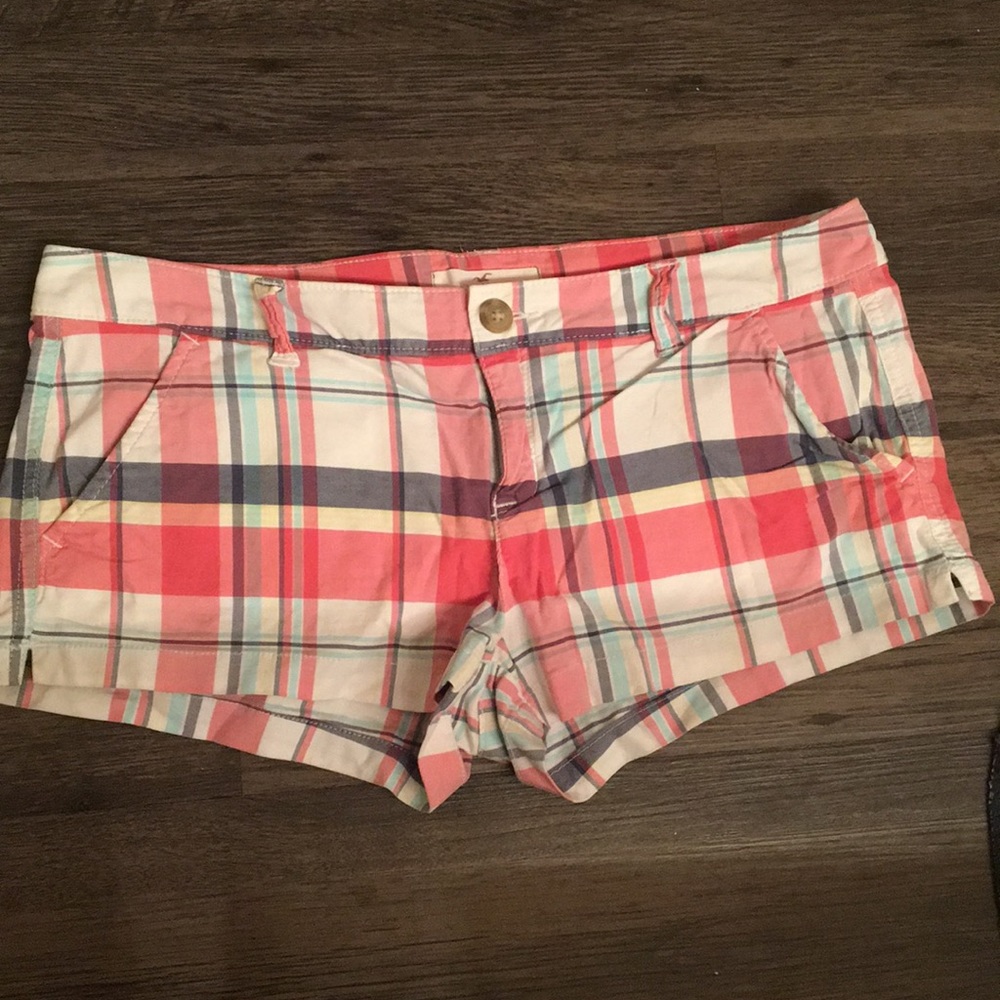 Hollister Plaid Shorts.